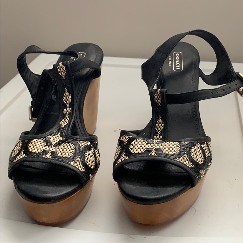 Women’s heels worn once they are coach